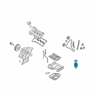 OEM 2009 Kia Amanti Oil Filter Service Kit Diagram - 263203C250