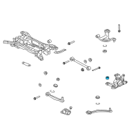 OEM 1996 Chrysler Sebring Nut-Lower Arm Diagram - MU432101