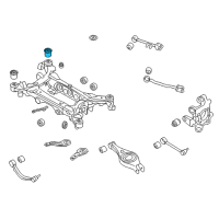 OEM 2015 Hyundai Equus Bushing-Crossmember Diagram - 55428-3M100