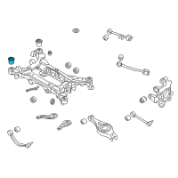 OEM Kia BUSHING-CROSSMEMBER Diagram - 554183M100