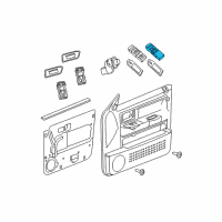 OEM 2007 Dodge Dakota Switch-Window And Door Lock Diagram - 4602740AA