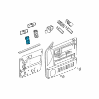 OEM 2005 Dodge Dakota Switch-Power Window Diagram - 4602324AG