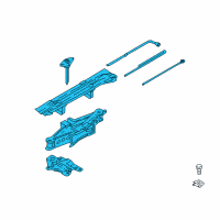 OEM 2019 Lincoln Navigator Jack Assembly Diagram - JL1Z-17080-B