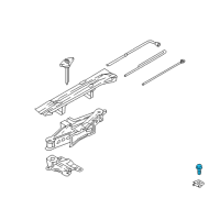 OEM 2008 Mercury Sable Mount Bolt Diagram - -W712511-S439
