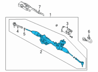 OEM 2021 Hyundai Sonata Short Gear Assembly Diagram - 57770-L1000