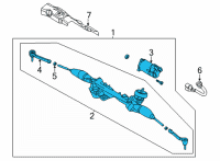 OEM 2022 Hyundai Sonata GEAR & LINKAGE ASSY-MDPS Diagram - 57700-L0000