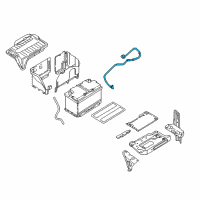 OEM 2019 Infiniti QX30 Cable Assy-Battery Earth Diagram - 24080-5DB0D