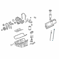 OEM 2006 Saturn Relay Dipstick Diagram - 12577660