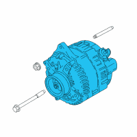 OEM 2018 Ford Edge Alternator Diagram - G2GZ-10346-E