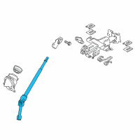 OEM 2012 Nissan Quest Joint-Steering Lower Diagram - 48080-1JA0A