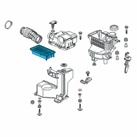 OEM 2019 Honda CR-V Element Assembly, Air Diagram - 17220-5AA-A00