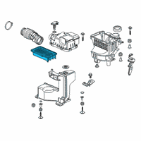 OEM 2019 Honda Civic Element Assembly, Air Diagram - 17220-5AA-A00