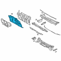 OEM 2017 Lexus ES350 Panel Sub-Assy, Dash Diagram - 55101-33442