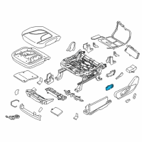 OEM 2022 Lincoln Nautilus Adjuster Switch Diagram - FA1Z-14A701-AAX