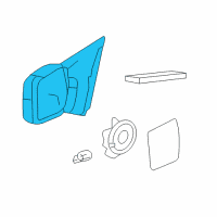 OEM 2006 Ford F-150 Mirror Assembly Diagram - 6L3Z-17683-CA