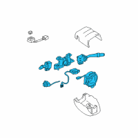 OEM 2005 Toyota Land Cruiser Switch Assy, Turn Signal Diagram - 84310-60C30