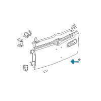 OEM Jeep Liberty Strap-Cargo Door Check Diagram - 55360170AB