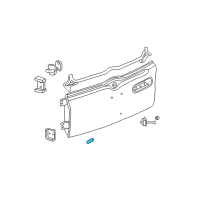 OEM 1996 Chrysler Concorde Plug-Deck Lid Diagram - 4646527