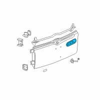 OEM 2005 Jeep Liberty Handle-LIFTGATE Diagram - 55360634AE