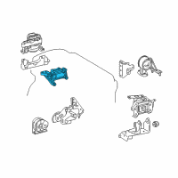 OEM 2021 Lexus NX300 Bracket, Engine Mount Diagram - 12315-36030