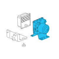 OEM 2008 Pontiac G6 Modulator Diagram - 25818716