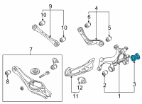 OEM 2021 Hyundai Elantra Bush-LWR Arm, RR Diagram - 55218-AABA0