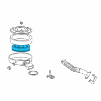 OEM 2001 Dodge Ram 1500 Van Filter-Air Diagram - 5003108AA