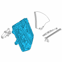 OEM 2005 BMW 325Ci Window Lifter Rear Left Diagram - 51-37-8-229-593
