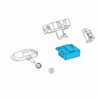 OEM Lexus Receiver Assy, Tire Pressure Monitor Diagram - 89760-50010