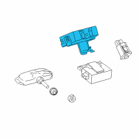 OEM Lexus Computer, Tire Pressure Monitor Diagram - 89769-50011