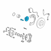 OEM 2014 Chevrolet Spark EV Hub Diagram - 95023656