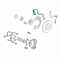 OEM Chevrolet Spark EV ABS Sensor Diagram - 95463473