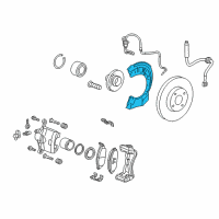 OEM 2015 Chevrolet Spark EV Splash Shield Diagram - 95023671