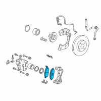 OEM Chevrolet Spark EV Front Pads Diagram - 95194917