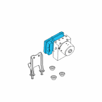 OEM Dodge Anti-Lock Brake System Module Diagram - 68210118AB