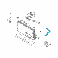 OEM 2000 Chrysler Concorde Hose-Radiator Outlet Diagram - 4767160