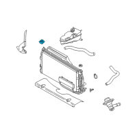 OEM 1999 Dodge Intrepid ISOLATOR-Cooling Module Mounting Diagram - 4596268AA