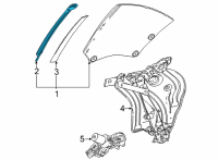 OEM Lexus LC500 WEATHERSTRIP, QUARTE Diagram - 62741-11030