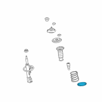 OEM 2004 Pontiac Vibe Insulator, Front Spring Lower Diagram - 88970150