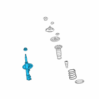 OEM 2010 Pontiac Vibe Strut Diagram - 19184386