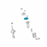 OEM Pontiac Vibe Seat, Front Spring Diagram - 19184401