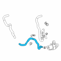 OEM 2013 Toyota Highlander Inlet Hose Diagram - 87245-48D40