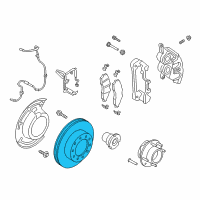 OEM 2017 Ford F-350 Super Duty ROTOR ASY - BRAKE Diagram - PC3Z-1125-A