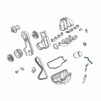 OEM 1996 Ford Ranger Front Cover Gasket Diagram - F57Z-6020-A