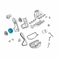 OEM 1995 Ford Ranger Pulley Diagram - F87Z-6312-AA