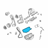 OEM 2001 Ford Ranger Pan Gasket Diagram - F87Z-6710-AA