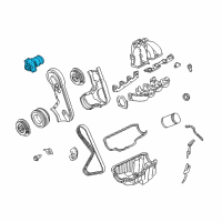 OEM 1998 Ford Ranger Oil Pump Diagram - F77Z-6600-AB