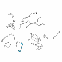 OEM 2010 Lincoln MKS Lower Oxygen Sensor Diagram - AA5Z-9G444-A