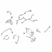 OEM 2010 Ford Flex Vapor Hose Diagram - AE9Z-9S278-B