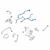 OEM 2010 Ford Flex Tube Assembly Diagram - AA8Z-9C015-C